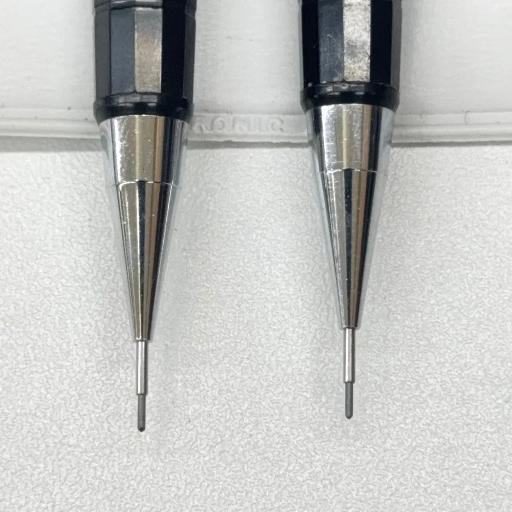 Pentel P205 Sharp Mechanical Drafting Pencils 0.5mm Black Set of 2 with Pouch